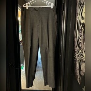 EUC- RALPH LAUREN MENS DRESS PANTS CHARCOAL GRAY SZ 36” x 34”